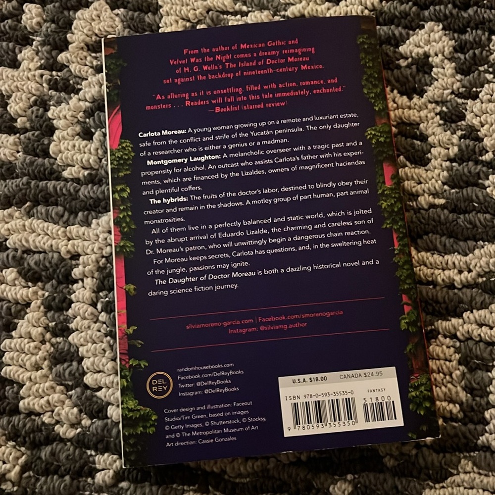 SALE The Daughter of Doctor Moreau book - Picture 2 of 5